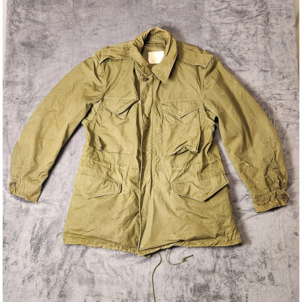 VTG‎ 1953 US Army M-1951 Field Jacket Korean War M51 Combat Coat Medium Regular